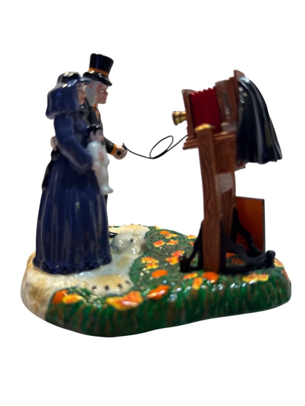 Halloween Figurine Department 56 Ceramic Graveyard Photography Scene 2007 - Picture 4 of 6